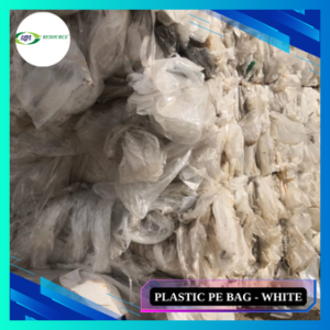 ESHRM PLASTIC PE BAG – WHITE PLASTIC WASTE RECYCLABLE WASTE WHITE PEFW 1300 KG L:6FT6 H:4FT3 W:3FT5