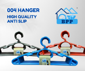 [24/48SET] BIZZY 004 Hanger Blue Red Black Disposable Hanger Blue Red Black Polypropylene PP SpaceWear Organizer Clothing Multi-Purpose Non-Slip Hanger