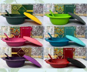 [6SET] BIZZY Mutiara Classic Casserole Set Disposable All-in-One Kitchen Set Kitchen Household Supplies Polypropylene PP BPA FREE DoorGift Picnic Wedding Kenduri Essential Houseware High Quality Food Grade Material Non-Toxic Odorless