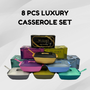 [12SET] BIZZY Mutiara Luxury Casserole Disposable All-in-One Kitchen Set Kitchen Household Supplies Polypropylene PP BPA FREE DoorGift Picnic Wedding Kenduri Essential Houseware High Quality Food Grade Material Non-Toxic Odorless
