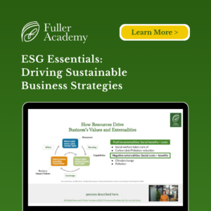 ESG Essentials: Driving Sustainable Business Strategies