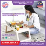 MAXONIC |MULTIPURPOSE ANTI-SLIP FOLDBALE TABLE | BED TABLE | IKEA KLIPSK STYLE | BED TABLE | MEJA KATIL LIPAT SERBAGUNA