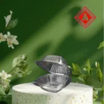 [1200PCS] ASIATIC OPS Square Case With Cover Muffin Cheese tart Egg tart Fruit tart Pie Buffet Party Kuih Pasar Malam