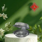 [600PCS] ASIATIC OPS Round Chiffon Case With Cover (M) 200mm Diameter Cake Spongecake Round Cake Marble Round Cake Cafe Restaurant Pasar Malam Medium Round Size