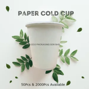 [50PCS/2000PCS] 5.5oz/6oz/9oz THREECO White Paper Cup/Non Plastic Cup/Disposable Drinking Cup/Kenduri Party Birthday Cawan Kertas