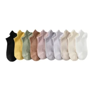 Summer High Quality Cool Men’s Bamboo Fiber Socks Thin Short Sock Harajuku Solid Color Women Invisible Sock New Brand