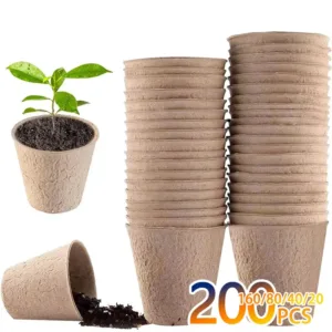 20-200PCS Biodegradable Home Use Seed Nursery Tray Seedling Tray Pot for Plant Cultivation Eco Friendly Gardening Tools