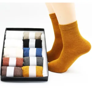 Women’s Solid Color Bamboo Fiber Socks Korean Casual Fashion Breathable Harajuku Female Socks 10 Pair