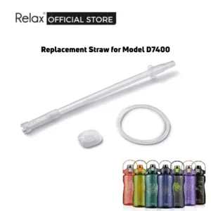 RELAX D7400 Series Replacement Water Bottle Silicone Straw