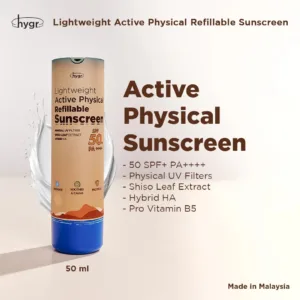 [50ml] HYGR Lightweight Moisturizing Active Physical Sunscreen