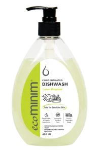Ecominim Concentrated Dishwash -Lemon Bergamot safer choice, also a fruit and vegetable wash