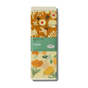 HANIE COLLECTIVE Beeswax Food Wraps – Double Pack L : Amber Forest