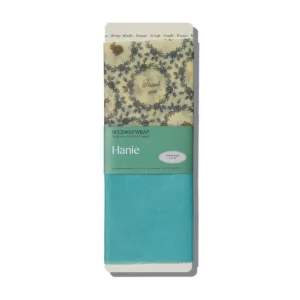 HANIE COLLECTIVE Beeswax Food Wraps – Double Pack L : Bunny Blue