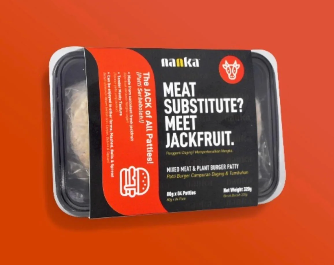NANKA Mixed Beef & Plant-Based Burger Patty – 320g (4 X 80g)