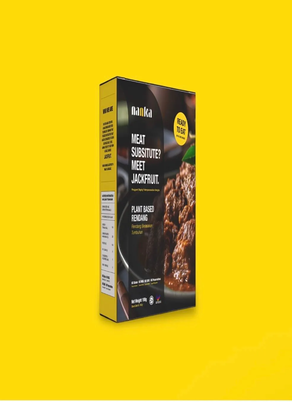 NANKA Jackfruit Rendang – Plant-Based Ready Meal